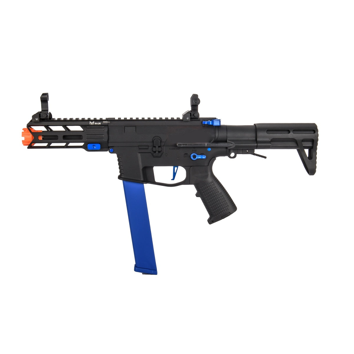 Classic Army Nemesis X9 AEG Airsoft SMG (Black / Blue)