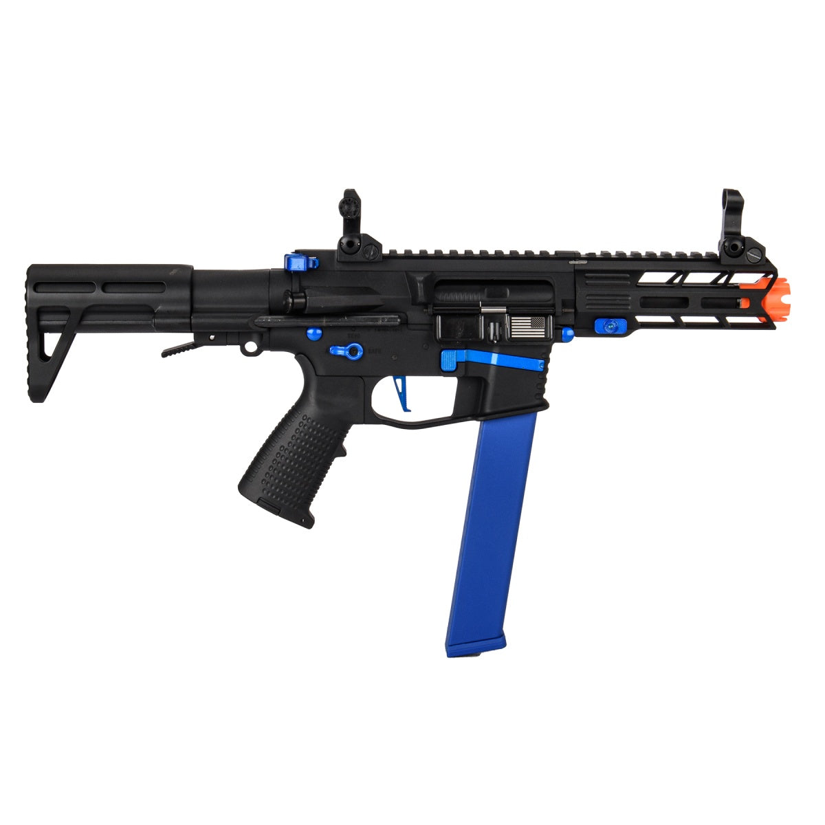 Classic Army Nemesis X9 AEG Airsoft SMG (Black / Blue)