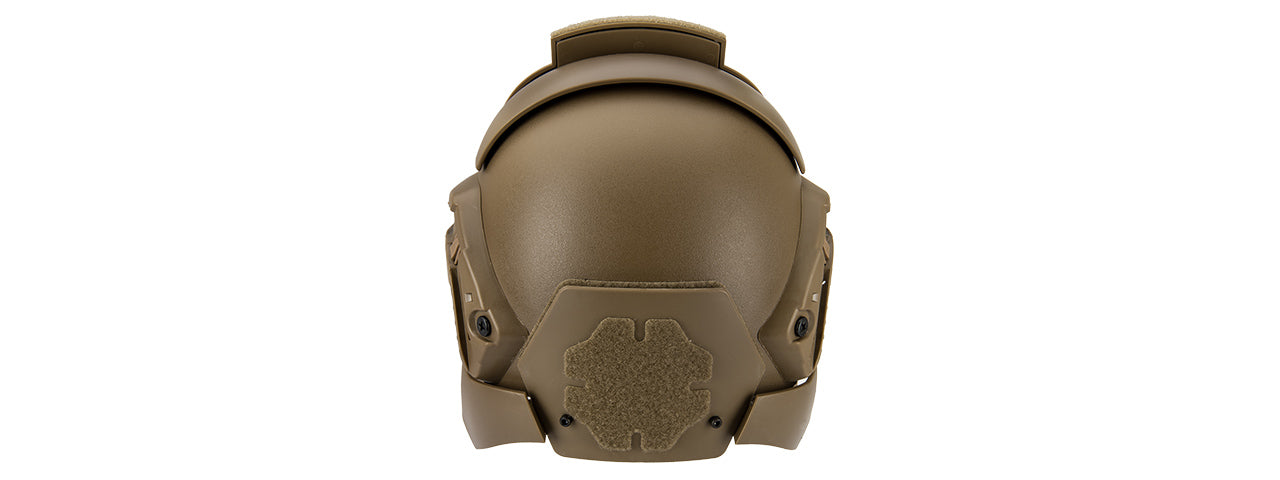Interstellar Battle Trooper Full Face Airsoft Helmet (TAN)
