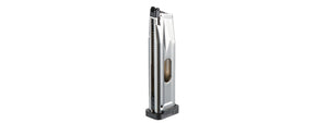KLI Hicapa Baba Yaga 2 CO2 Blowback Airsoft Pistol 30 Round Magazine - (Silver)