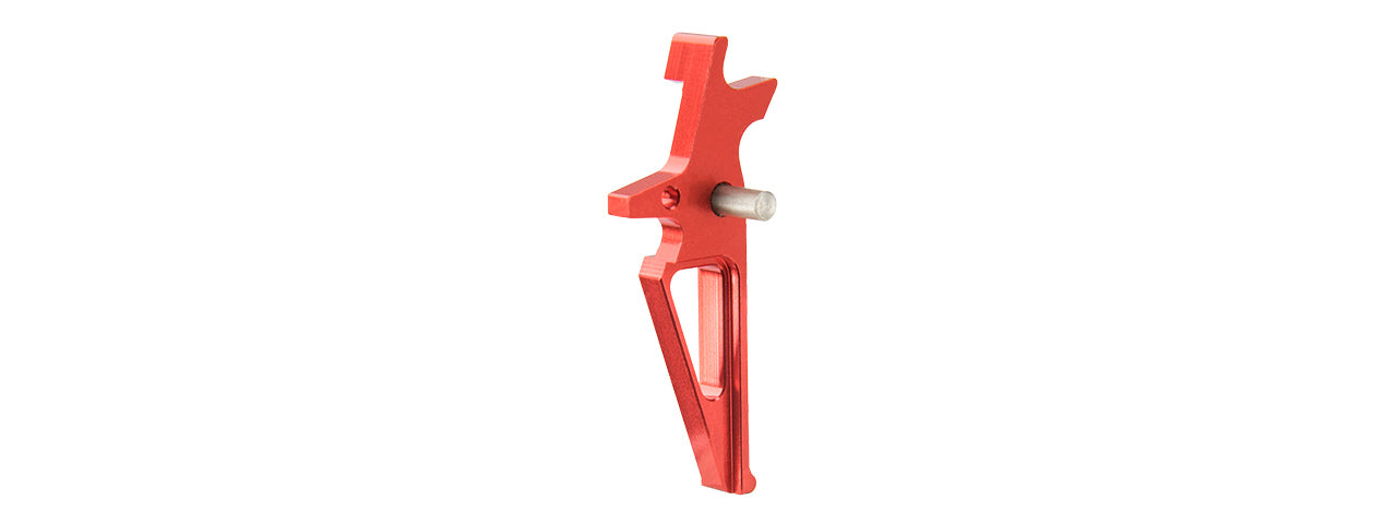 Lancer Tactical Flat Skeletonized AEG Trigger (RED)