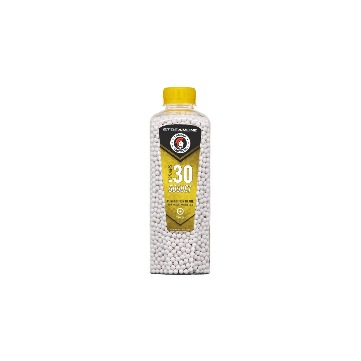 Lancer Tactical 5050 Round 0.30g Streamline Competition Grade Tracer BB Bottle (Color: Green)