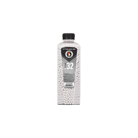 Lancer Tactical 5050 Round 0.32g Streamline Competition Grade BBs (Color: White)