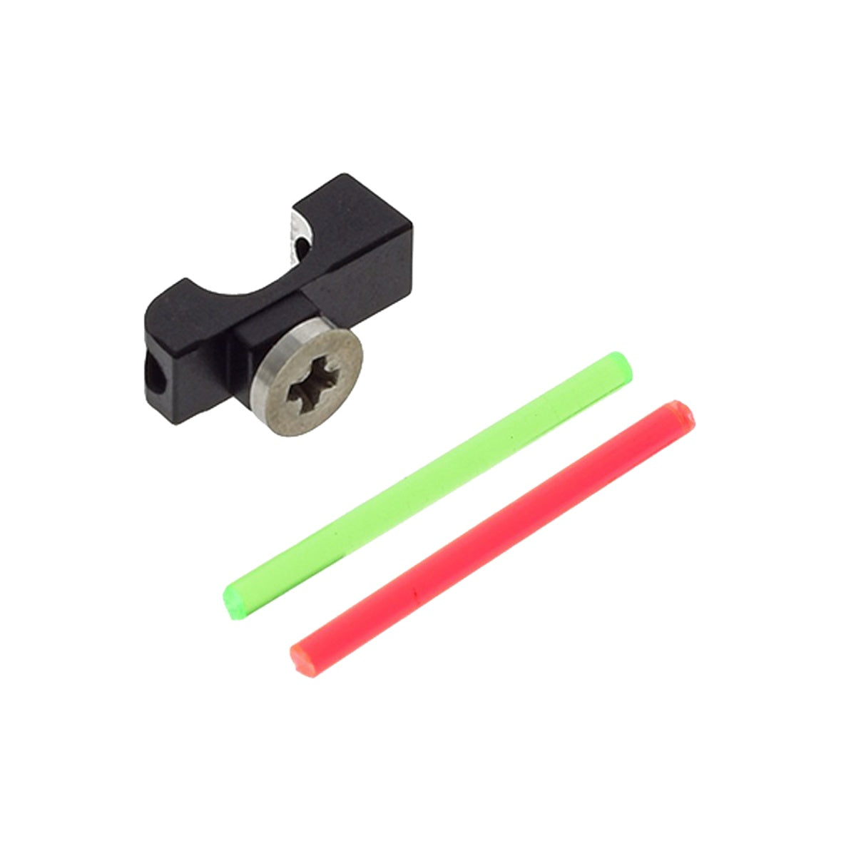 CowCow CNC Aluminum Fiber Optic Front Sigh for G-Series Gas Blowback Airsoft Pistols