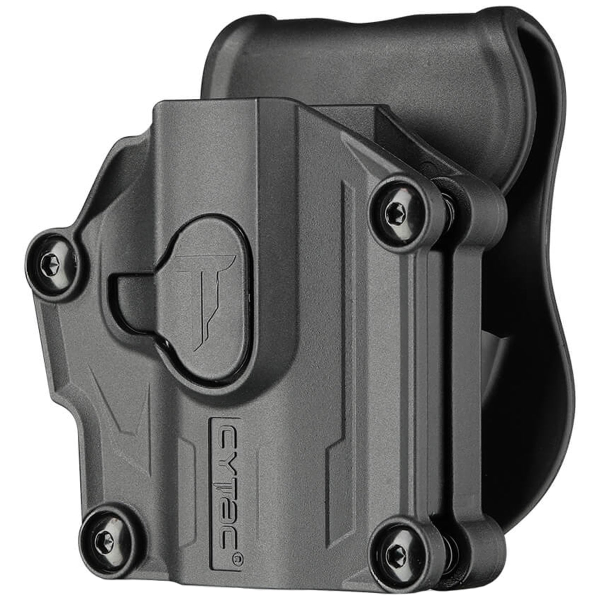 Cytac Right Handed Mega-Fit Hard Shell Holster for Compact Pistols (Co ...