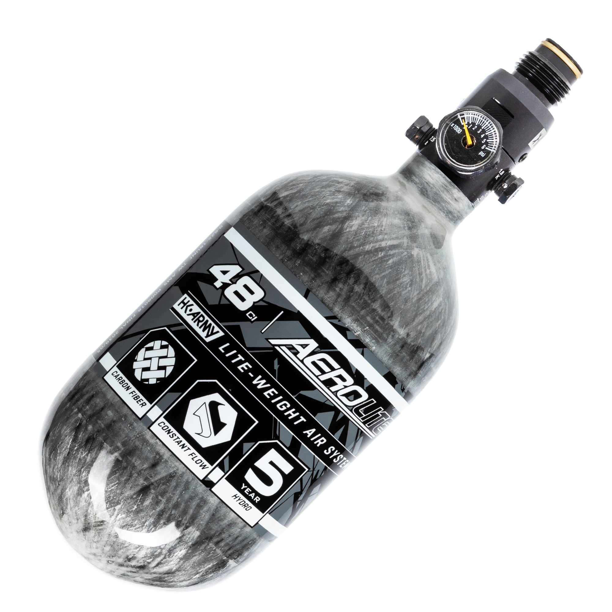 AeroLite Carbon Fiber Tank - 48ci / 4500psi  - Clear