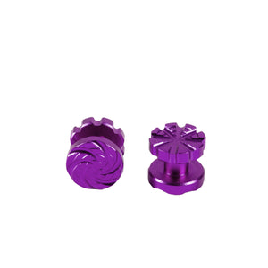 Machined Goggle Screw Set "Cyclone" Purple - XTREME Airsoft Superstore