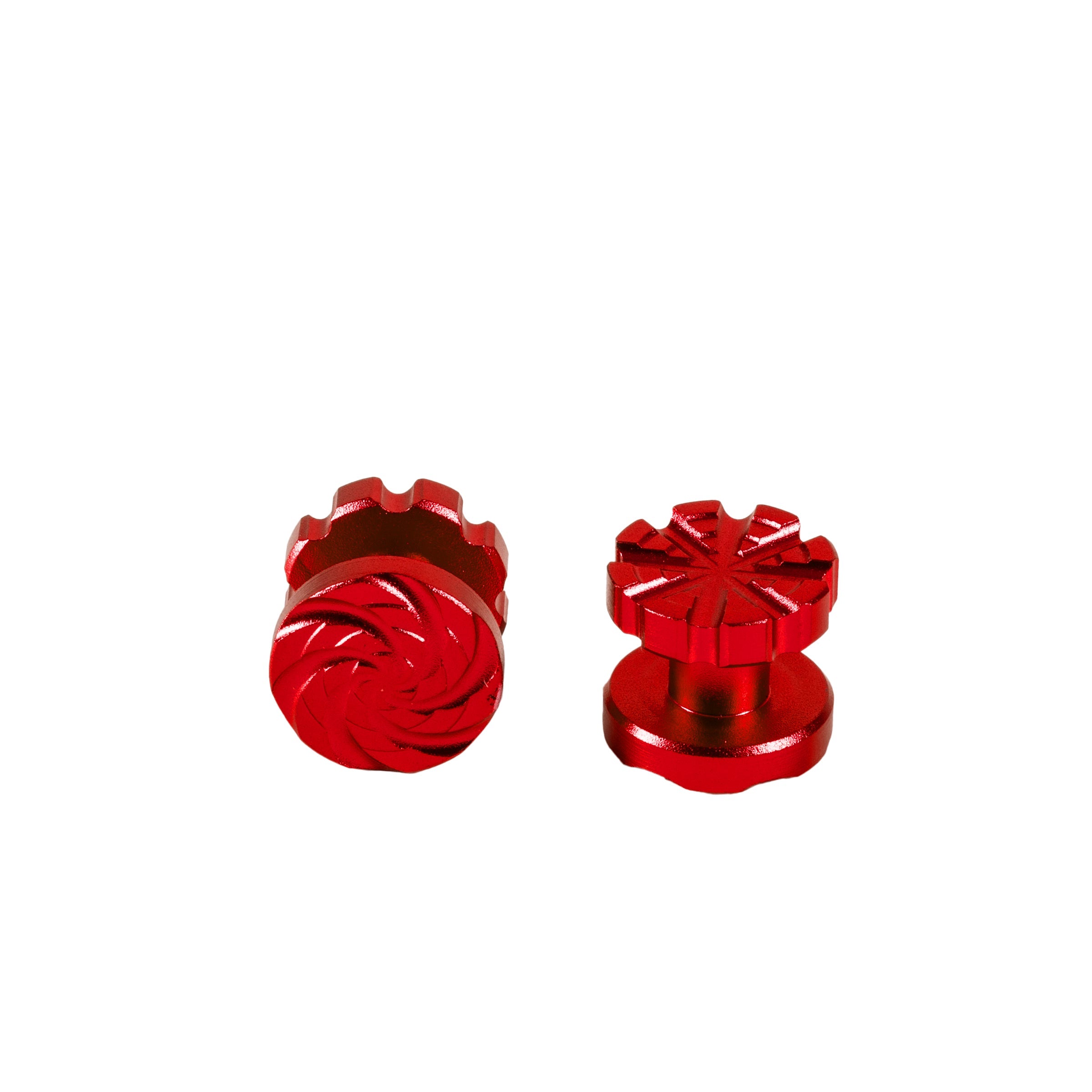 Machined Goggle Screw Set "Cyclone" Red - XTREME Airsoft Superstore