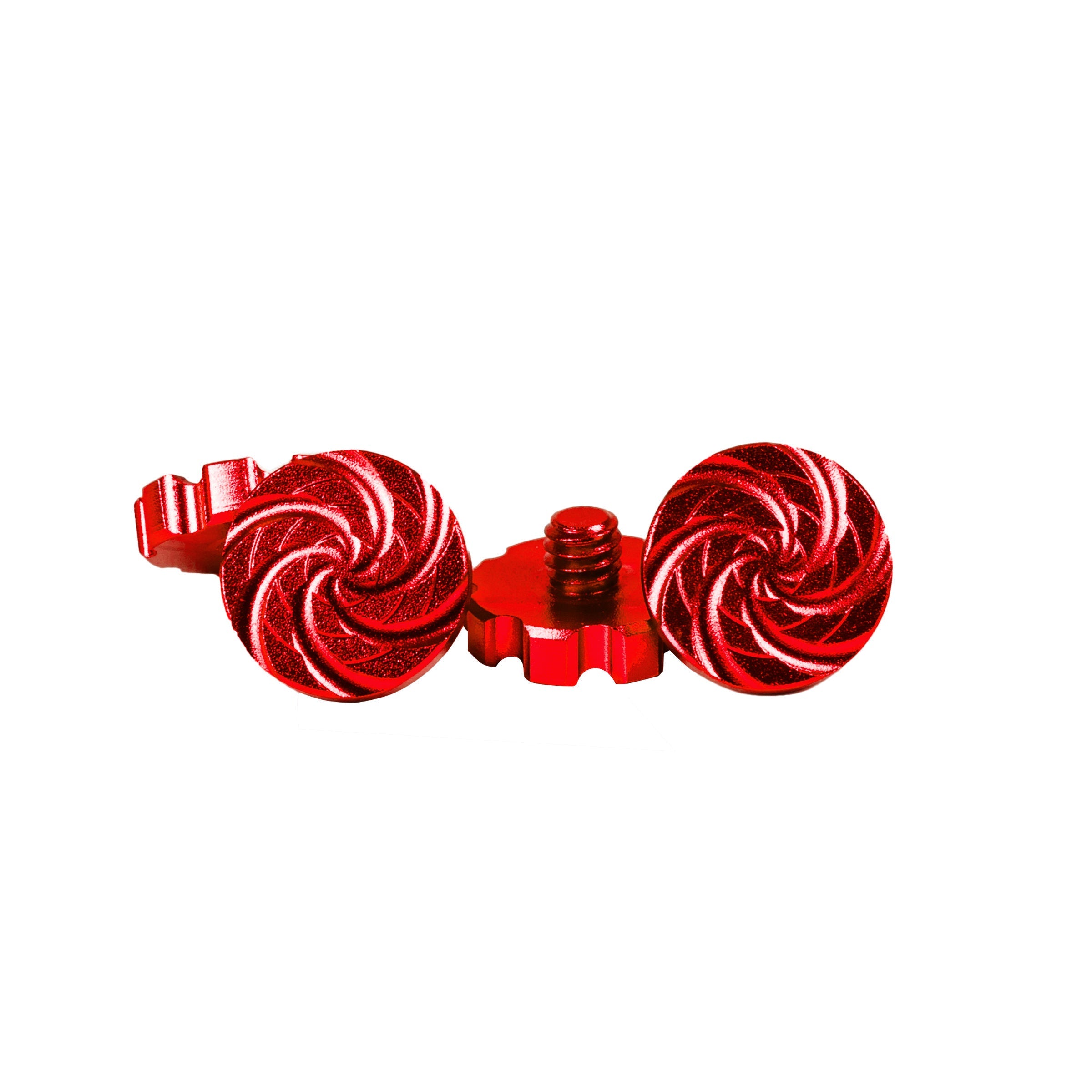 Machined Goggle Screw Set "Cyclone" Red - XTREME Airsoft Superstore