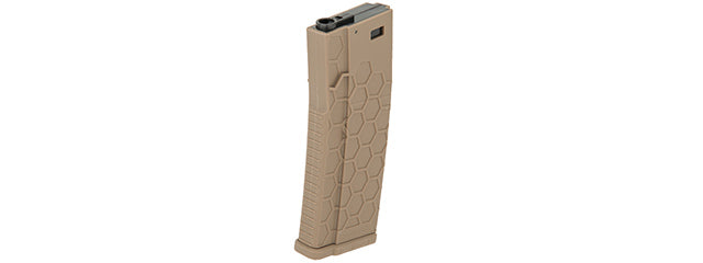DYTAC AIRSOFT M4/M16 SERIES AEG 120RD HEX MAGAZINE - DARK EARTH
