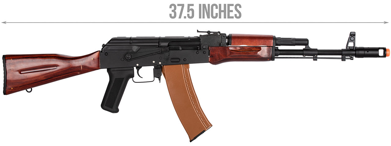 Double Bell AK74N AEG Airsoft Rifle Type B (BLACK / WOOD)