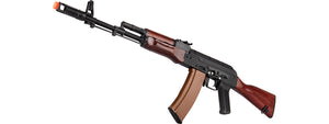 Double Bell AK74N AEG Airsoft Rifle Type B (BLACK / WOOD)
