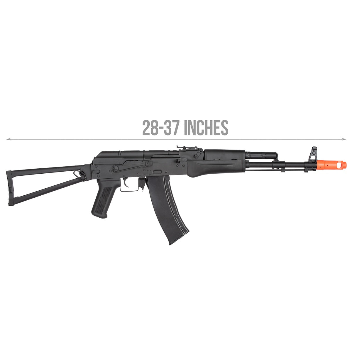 Double Bell AKS-74N Type B Airsoft AEG Rifle w/ Metal Gearbox (Color: Black)
