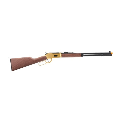 Double Bell M1894 CO2 Powered Lever Action Airsoft Rifle (Color: Gold / Imitation Wood)