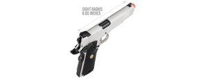 DOUBLE BELL MEU GBB GAS BLOWBACK AIRSOFT PISTOL (SILVER)