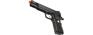 Double Bell M1911 Gas Blowback MEU Airsoft Pistol Polymer] (Black)