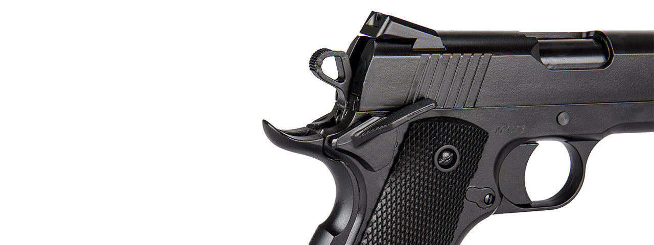 Double Bell Gas Blowback CQB 1911 Airsoft Pistol (Black)