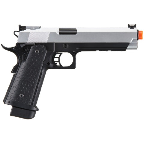 Double Bell Green Gas Hi-Capa 5.1 Gas Blowback Airsoft Pistol w/ Silver Slide