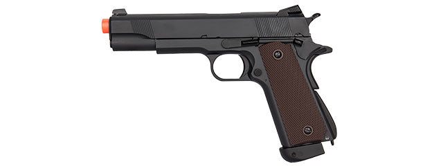 Double Bell M1911 Type 2 CO2 Gas Blowback Airsoft Pistol High Velocity (Black)