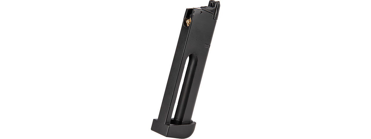 Double Bell M1911 CO2 Blowback Airsoft Pistol Metal] (CRIMSON BROWN)
