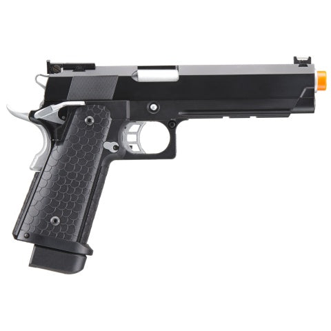 Double Bell Co2 Hi-Capa 5.1 Gas Blowback Airsoft Pistol with Silver Hammer