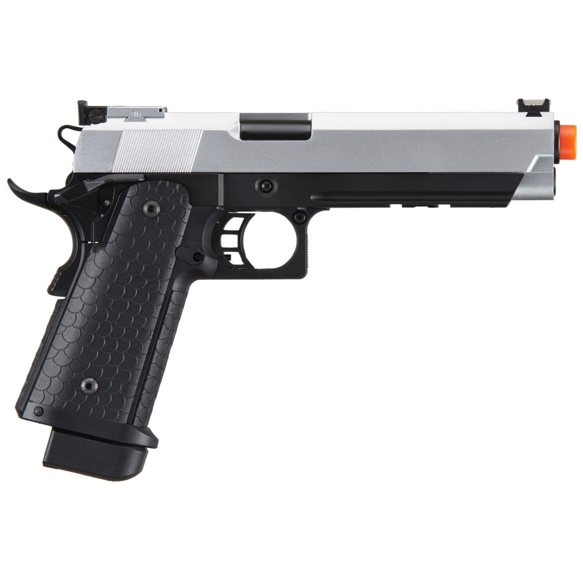 Double Bell Co2 Hi-Capa 5.1 Blowback Airsoft Pistol w/ Silver Slide