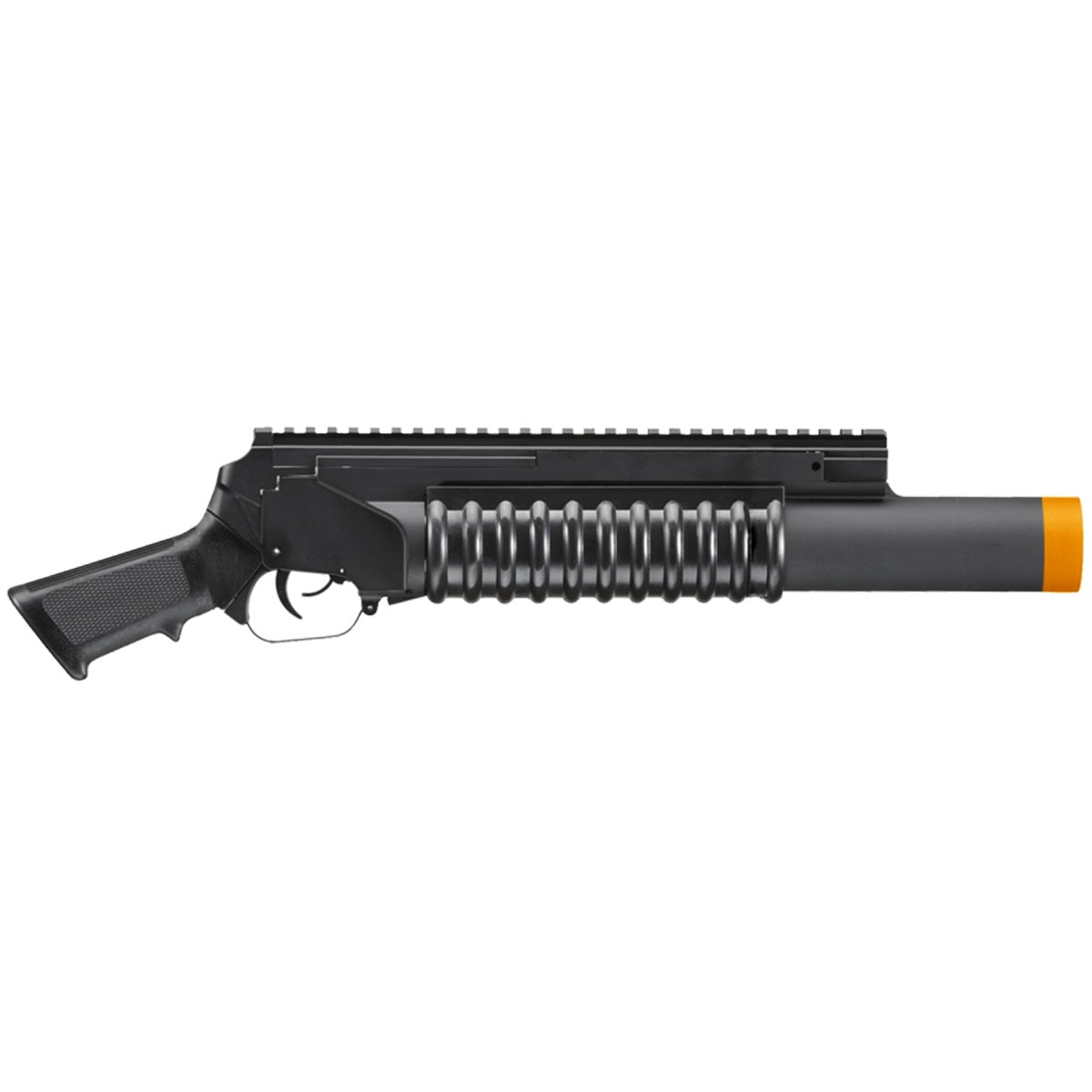 Double Bell Long Type Grenade Launcher w/ 40mm Grande (Color: Black)