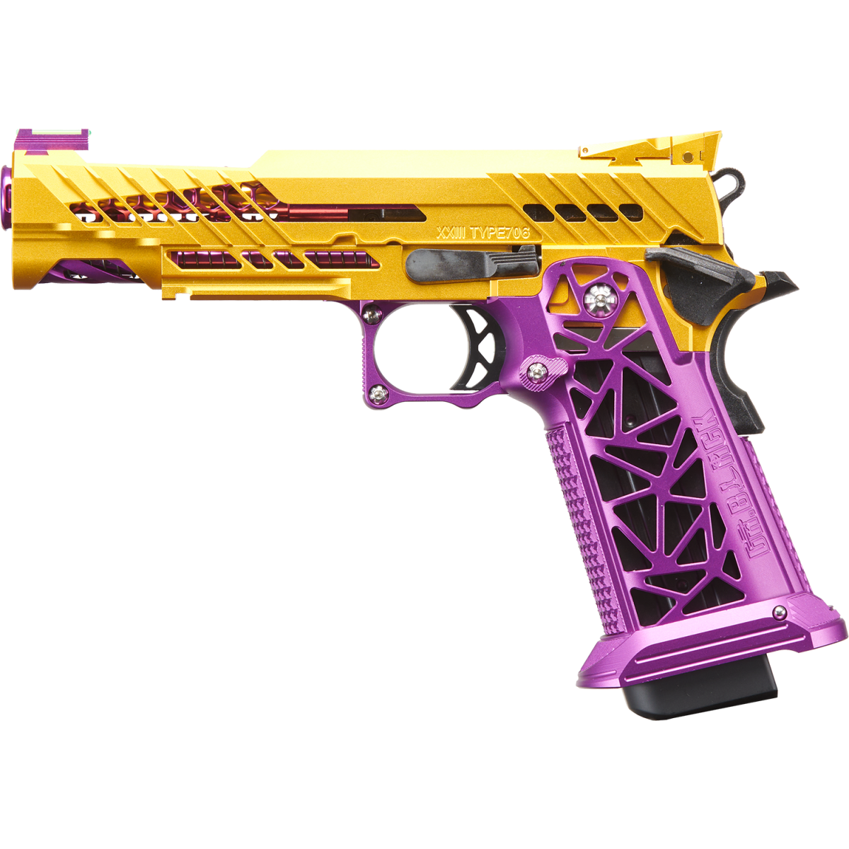 Dr. Black "Jester" Custom 5.1 Hi-Capa GBB Airsoft Pistol (Please note that there is a 20 to 30 business days waiting period for assembling the gun.)