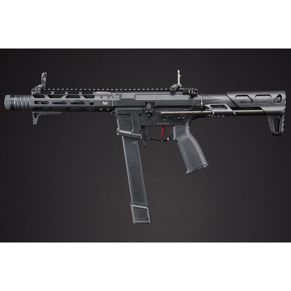 Dr. Gearbox Custom G&G 7" CM16 ARP 9 2.0 "RAVEN" CQB Airsoft AEG Rifle w/ Gate TITAN ETU - (Black) (Please note that there is a 20 to 30 business days waiting period for assembling the gun.)