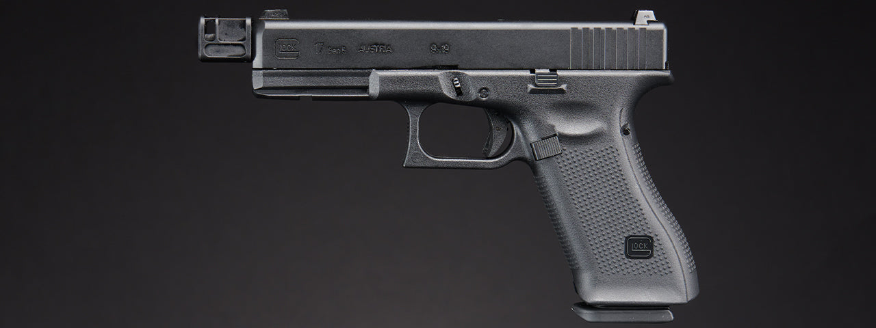 Dr. Gearbox Custom Glock 17 Gen 5 LAWMAN Gas Blowback Airsoft Pistol - (Black)