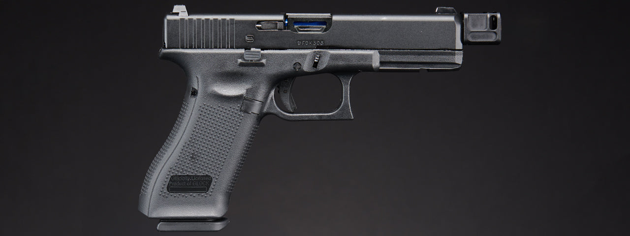 Dr. Gearbox Custom Glock 17 Gen 5 LAWMAN Gas Blowback Airsoft Pistol - (Black)