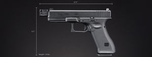 Dr. Gearbox Custom Glock 17 Gen 5 LAWMAN Gas Blowback Airsoft Pistol - (Black)