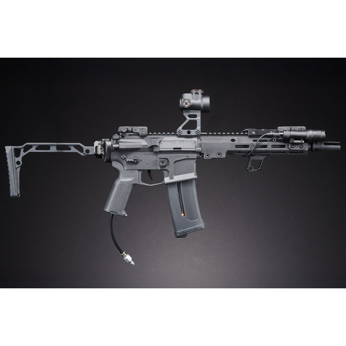 Custom Disrupt Gravity - Lancer Tactical Gen 2 Stalker 10" M4 HPA Airsoft Rifle