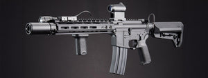 Custom Abraxas - BG Defense Type-A MK2 10' AEG Rifle by Lancer Tactical - (Black)