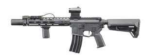 Custom Abraxas - BG Defense Type-A MK2 10' AEG Rifle by Lancer Tactical - (Black)