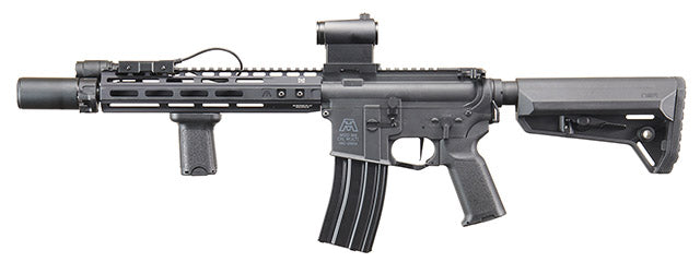 Custom Abraxas - BG Defense Type-A MK2 10' AEG Rifle by Lancer Tactical - (Black)