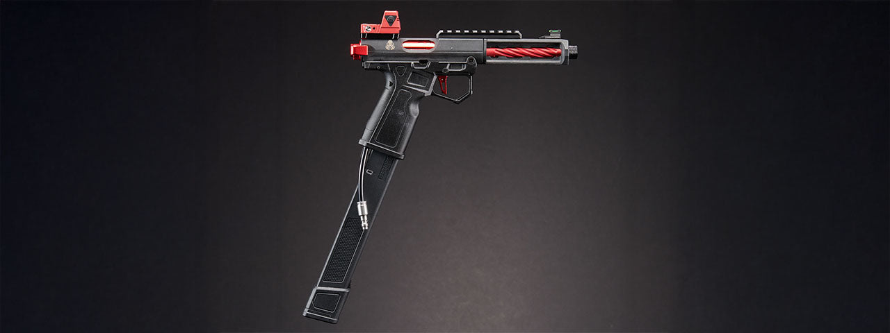 Custom Blackfire - Tandemkross CTHULHU Gas Blow Back Pistol - BLACK/RED