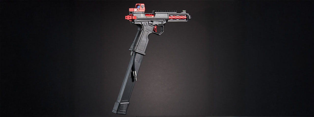 Custom Blackfire - Tandemkross CTHULHU Gas Blow Back Pistol - BLACK/RED