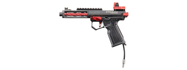 Custom Blackfire - Tandemkross CTHULHU Gas Blow Back Pistol - BLACK/RED