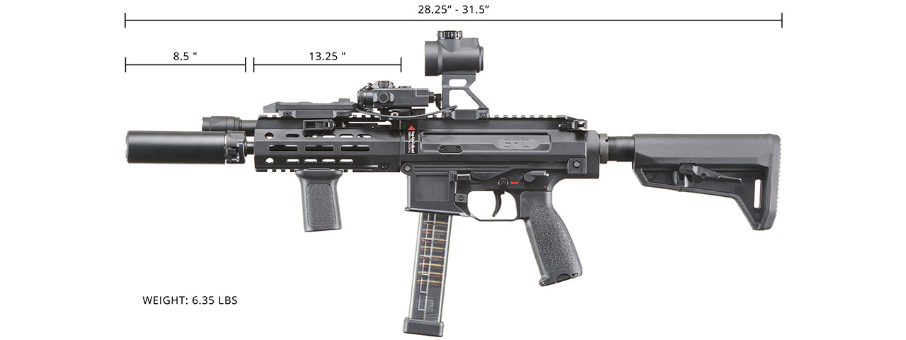 Custom Maruyama NOX - 5PC Carbine GBB Airsoft Gun - (Black)