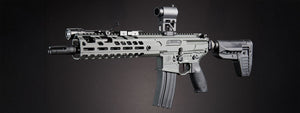 Custom Splinter - Sig Sauer PROFORCE MCX Virtus Airsoft AEG Rifle - (Dark Gray)