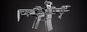 Custom Agave Ferret - Tokyo Marui MWS Gas Blowback Rifle - (Black)