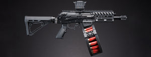 Custom Tokyo Marui CHERNOBOG - SAIGA-12 SBS Tri-Shot Gas Blowback Airsoft Shotgun