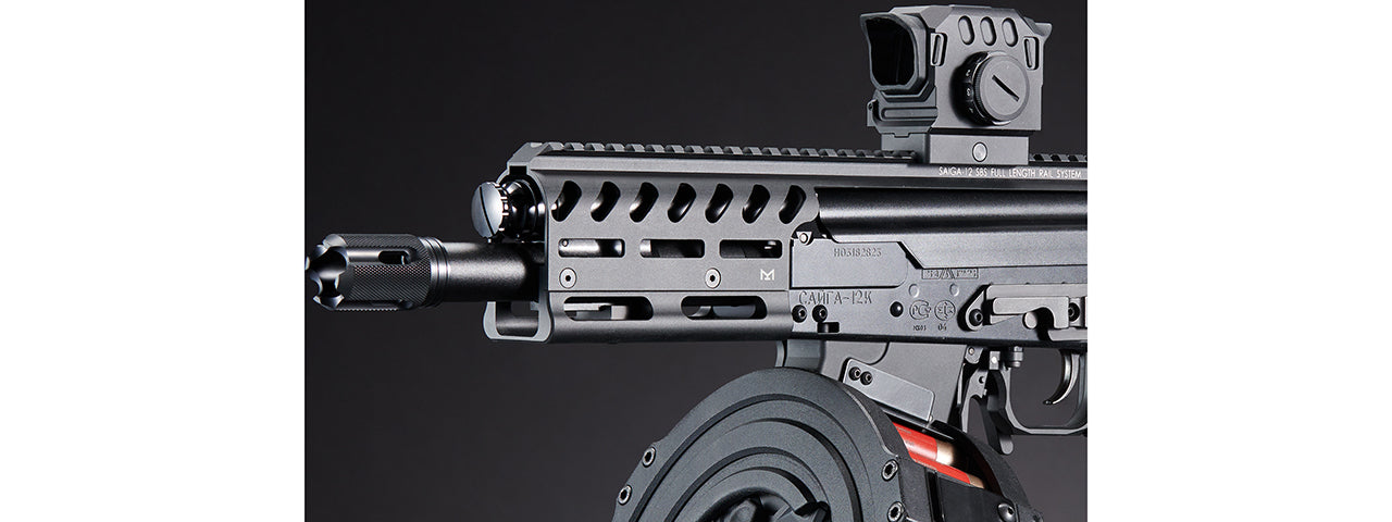 Custom Tokyo Marui CHERNOBOG - SAIGA-12 SBS Tri-Shot Gas Blowback Airsoft Shotgun