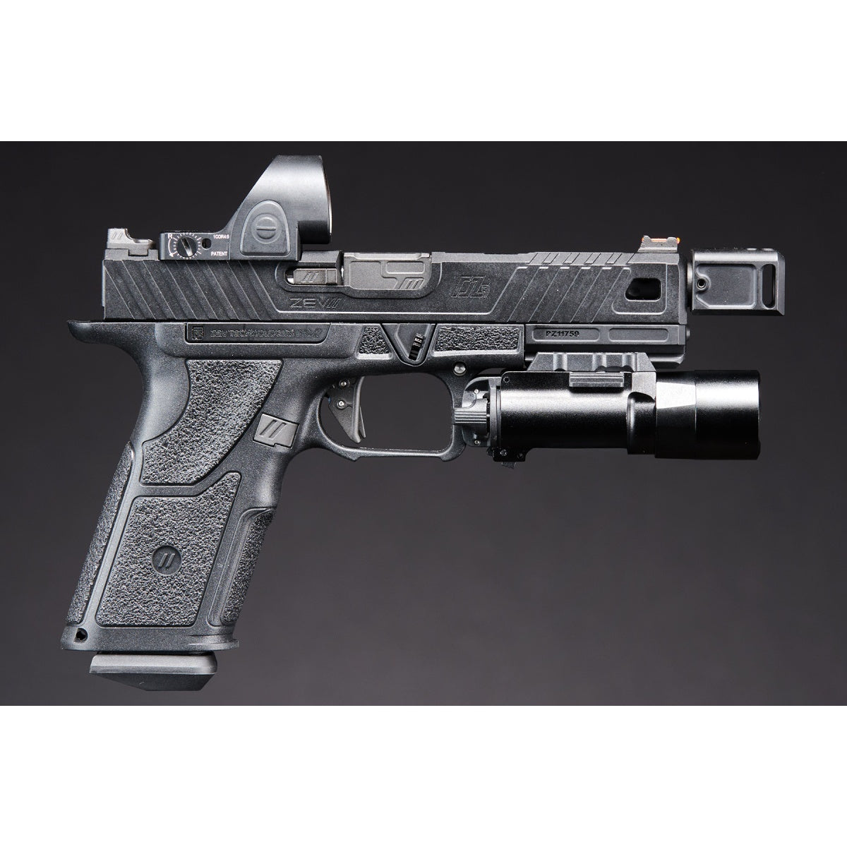 Custom Darken - PTS Syndicate ZEV OZ9 Standard Version GBB Pistol Airsoft