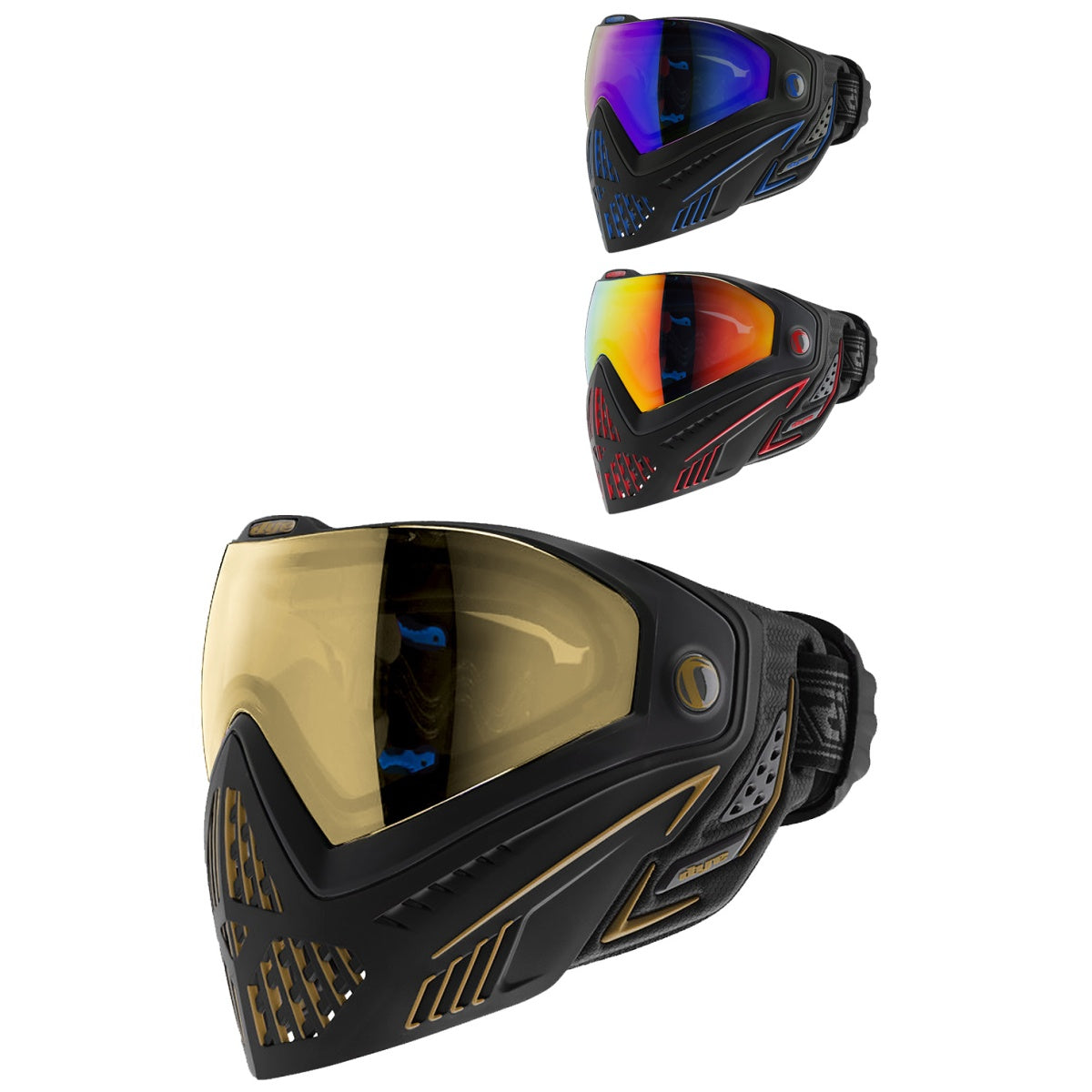 Dye i5 Pro 2.0 Airsoft Full Face Mask - Onyx Gold