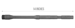 E&L STEEL CNC 14.5 INCH OUTER BARREL FOR M4 GBBRS (BLACK)