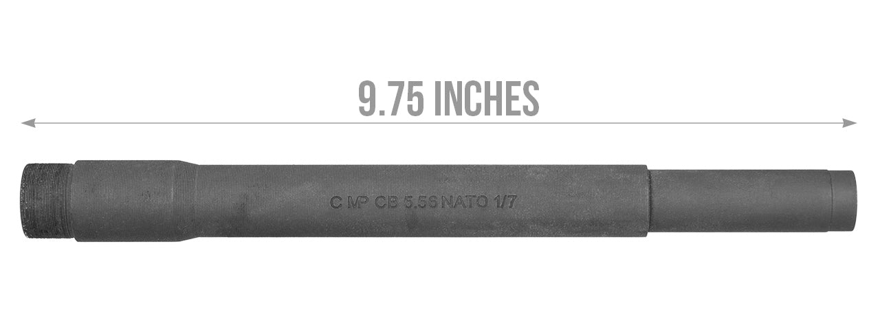 E&L STEEL CNC 10.3 INCH BULL OUTER BARREL FOR M4 GBBRS ( BLACK)