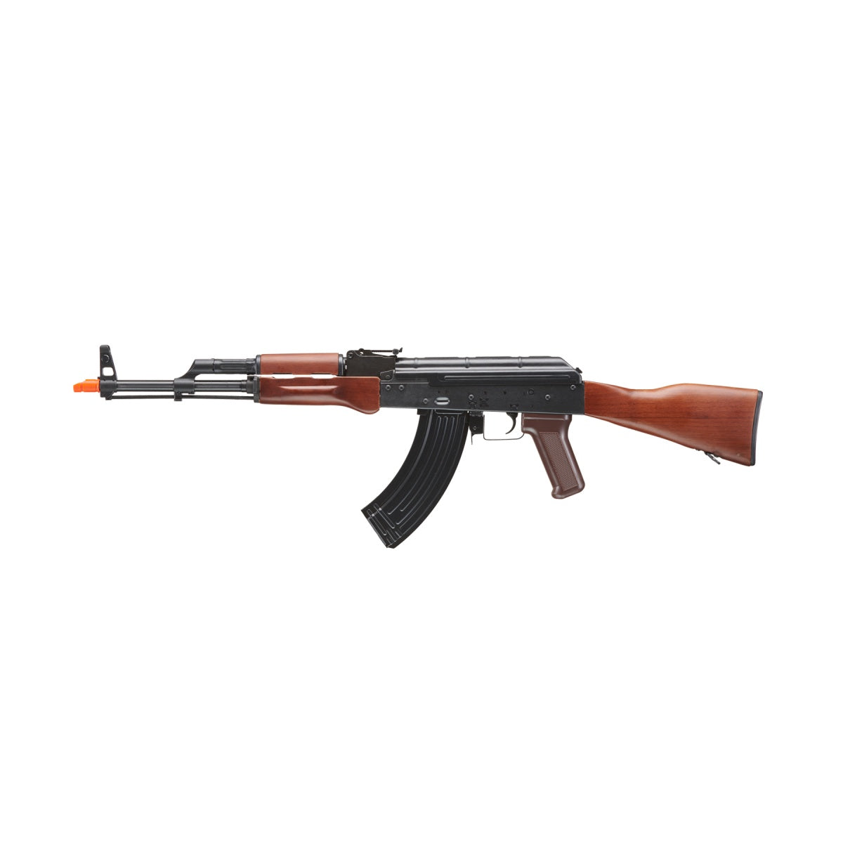 E&L Airsoft New Essential Version AKM Airsoft AEG Rifle w/ Real Wood Furniture (Color: Black)