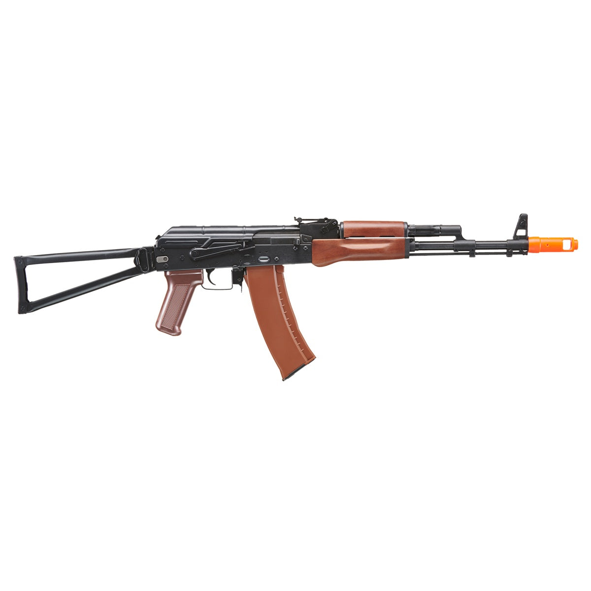E&L Airsoft New Essential Version AKS-74N Airsoft AEG Rifle w/ Wood Handguard (Color: Black)
